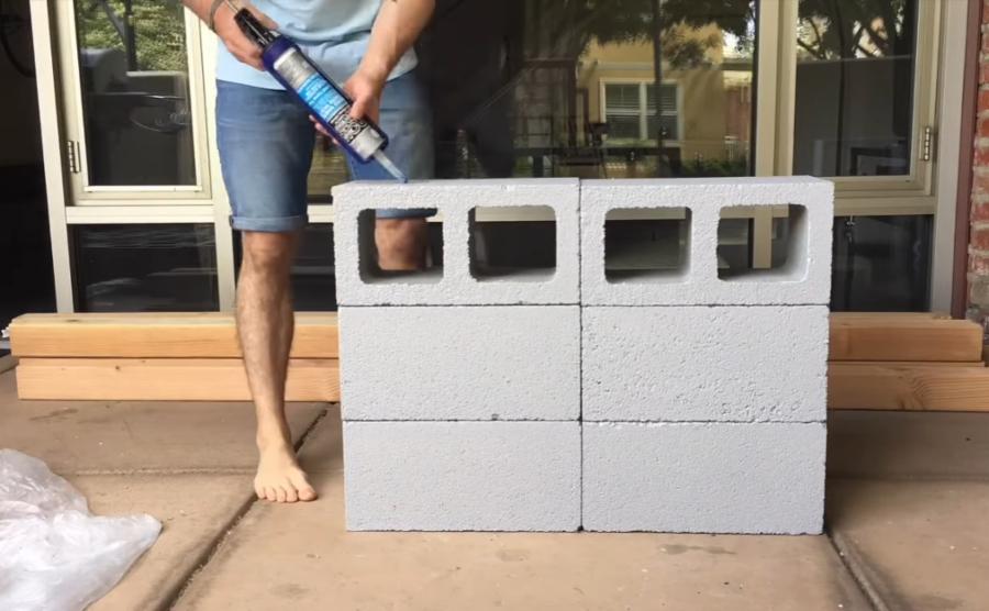 Make An Awesome Cinder Block Bench In Just A Couple Of Hours