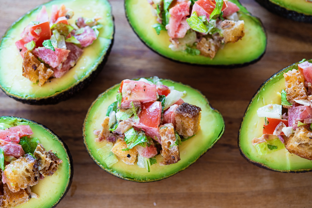 giant stuffed avocado