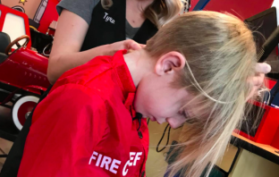 8-Year Old Boy Donates Long Hair to Children’s Cancer Charity