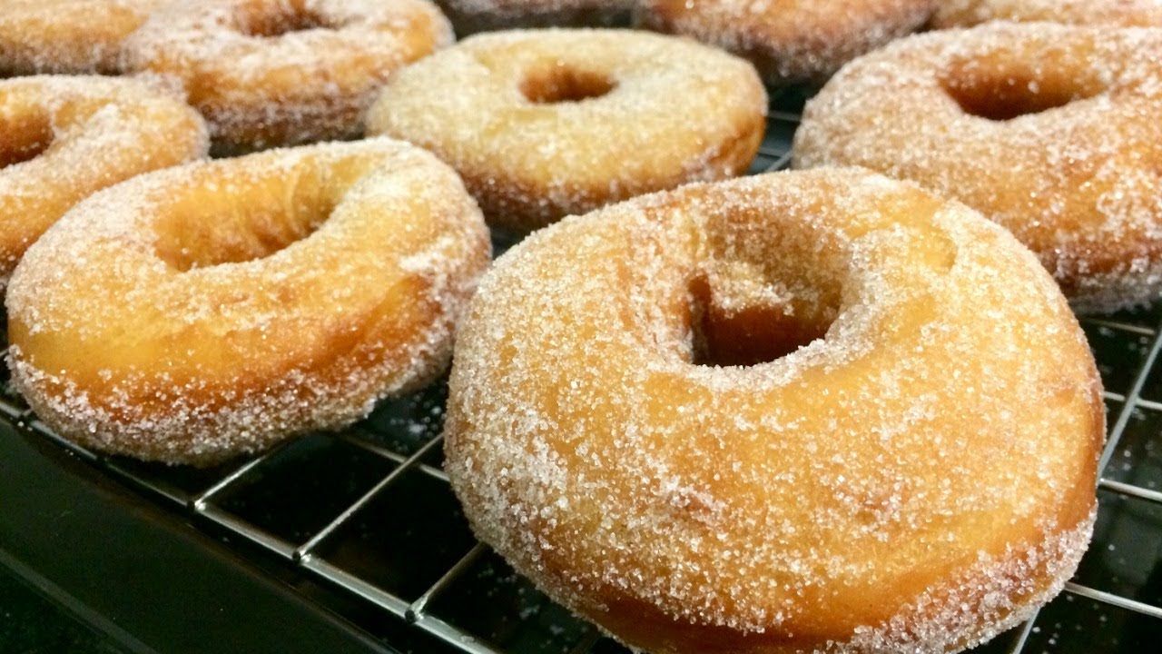 Homemade Cinnamon Sugar Donuts Recipe