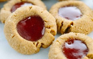 Peanut Butter & Jelly Thumbprint Cookies Recipe