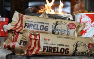 KFC Releases Holiday Log That Smells Like Fried Chicken