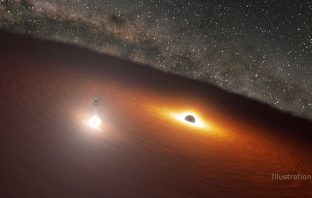Massive Black Hole Eating One Sun A Day
