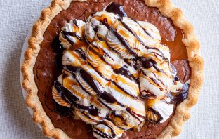 Homemade Brownie Pie Recipe