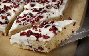 Homemade Cranberry Bliss Bars Recipe