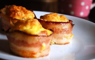 Homemade Bacon Cheddar Cornbread Muffins Recipe