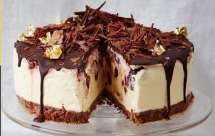No Bake Black Forest Cheesecake Recipe