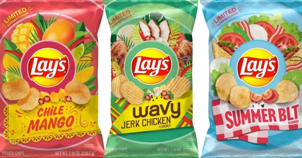 Lays New Summer Chip Flavors