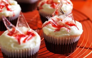 Bloody Halloween Cupcake Recipe